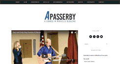 Desktop Screenshot of apasserby.com